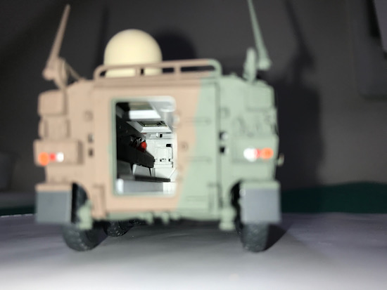 「1/72 陸上自衛隊 96式装輪装甲車B型」を作ります。組み立てが始まりました。