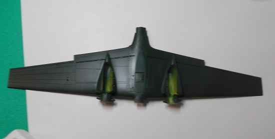 1/48 中島 夜間戦闘機 月光 11型甲を作ります。機体の塗装