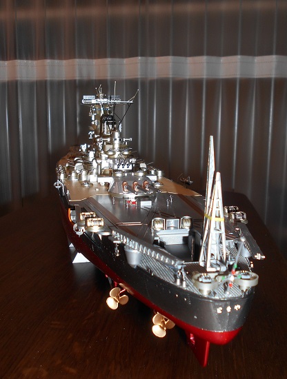 キンピカ「1/350 日本海軍戦艦 大和」を作ります。ここまで出来ました