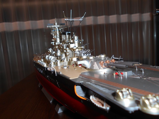 キンピカ「1/350 日本海軍戦艦 大和」を作ります。ここまで出来ました