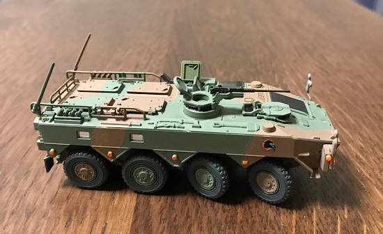 「1/72 陸上自衛隊 96式装輪装甲車B型」は完成しました。
