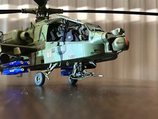 （46）「1/48 AH-64D アパッチ ロングボウ“陸上自衛隊”」完成。